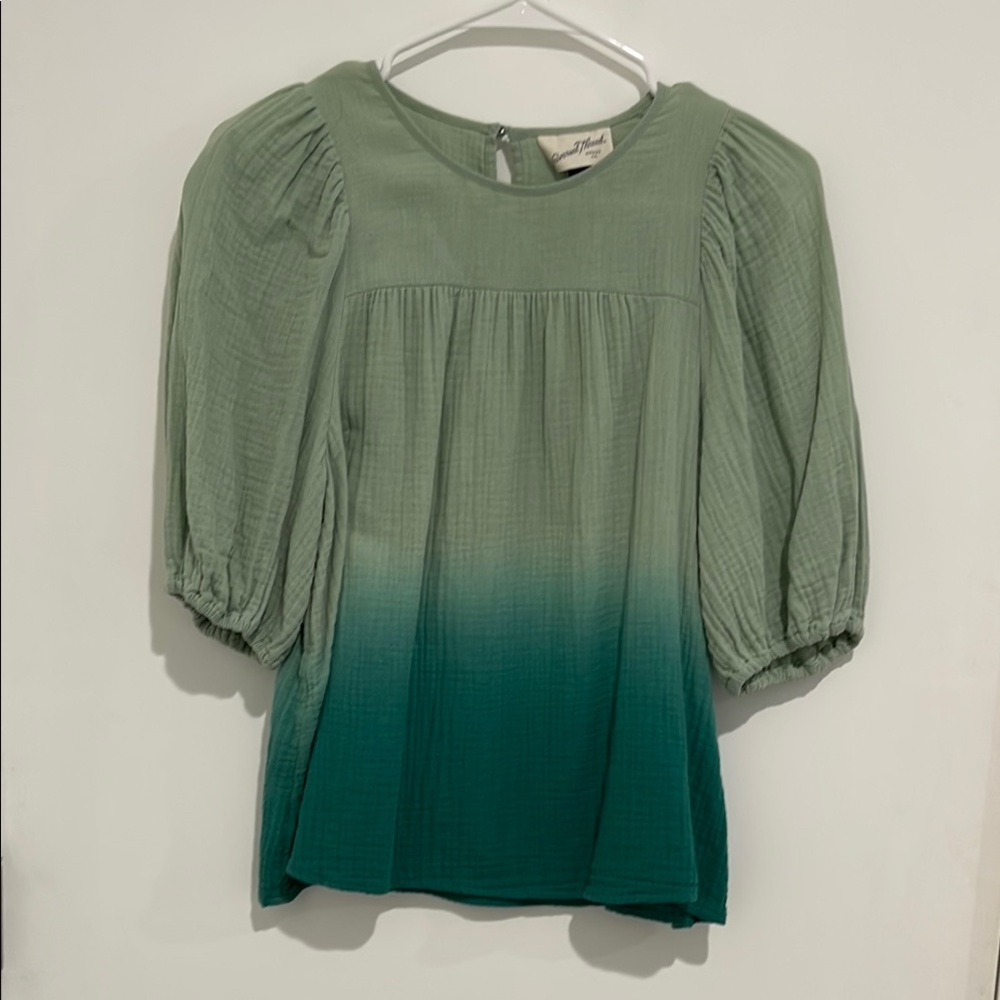 Green Ombre Women's Top